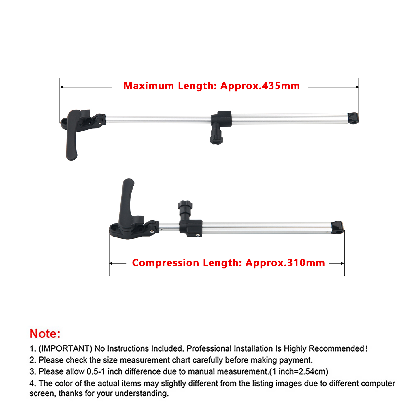 2 Pieces RV Window Support Rod - đánh giá và giá Window Lock Bar