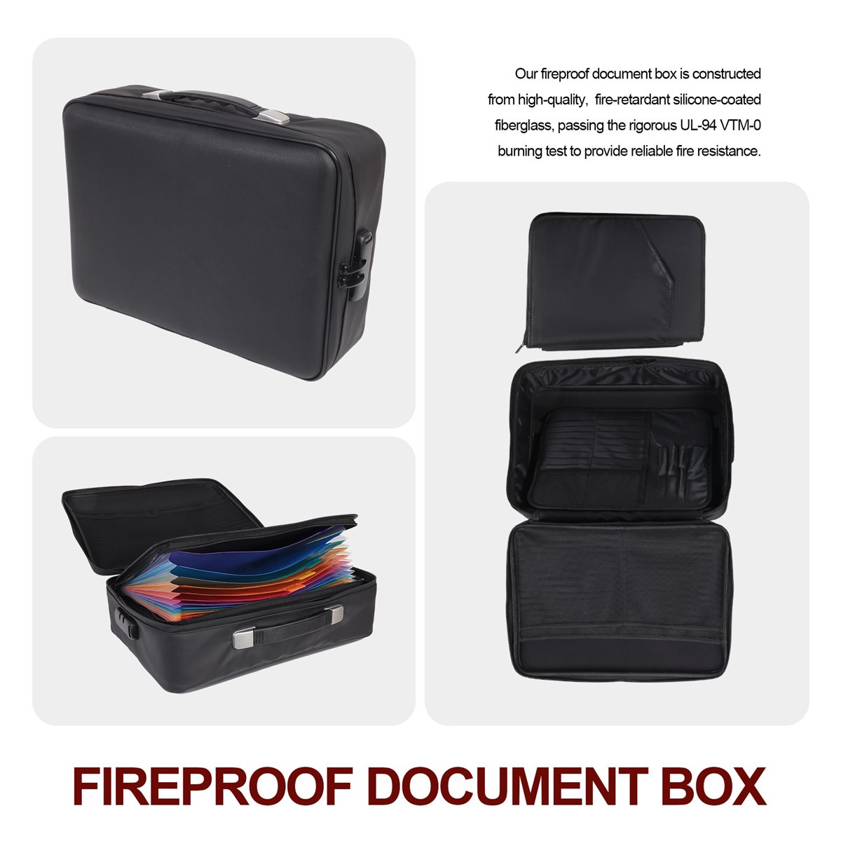 828328 Fireproof Document Box  - đánh giá và giá Fire Safe Document