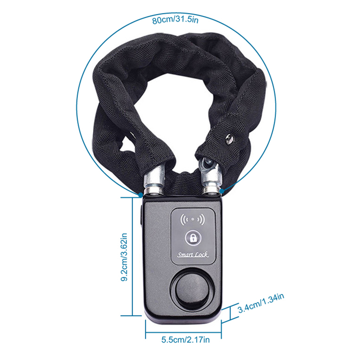 Smart Bluetooth Chain Lock Key - đánh giá và giá Security Chain Door