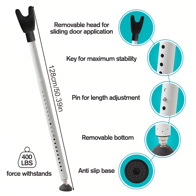 Adjustable 2in1 Sliding Patio  - đánh giá và giá Window Lock Bar