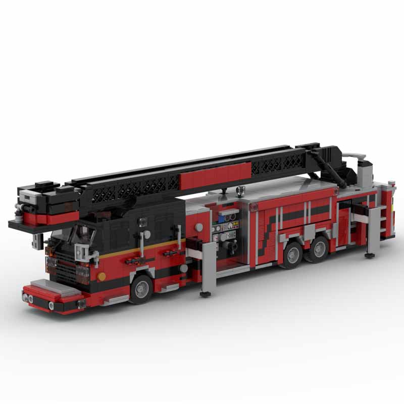 MOC-233469 100ft Tower Ladder  - đánh giá và giá Fire Escape Ladder