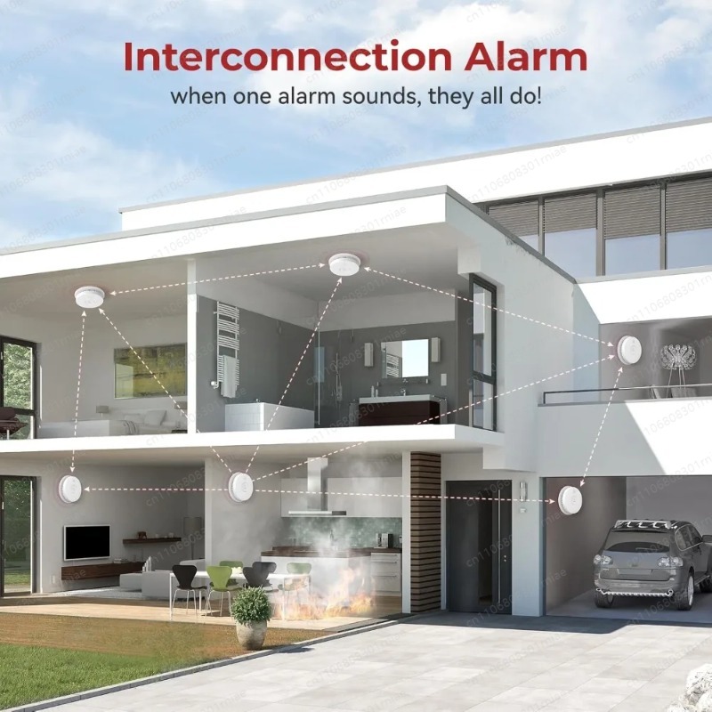 High quality-8pack,Hardwired I - đánh giá và giá Smoke Detector Interconnected