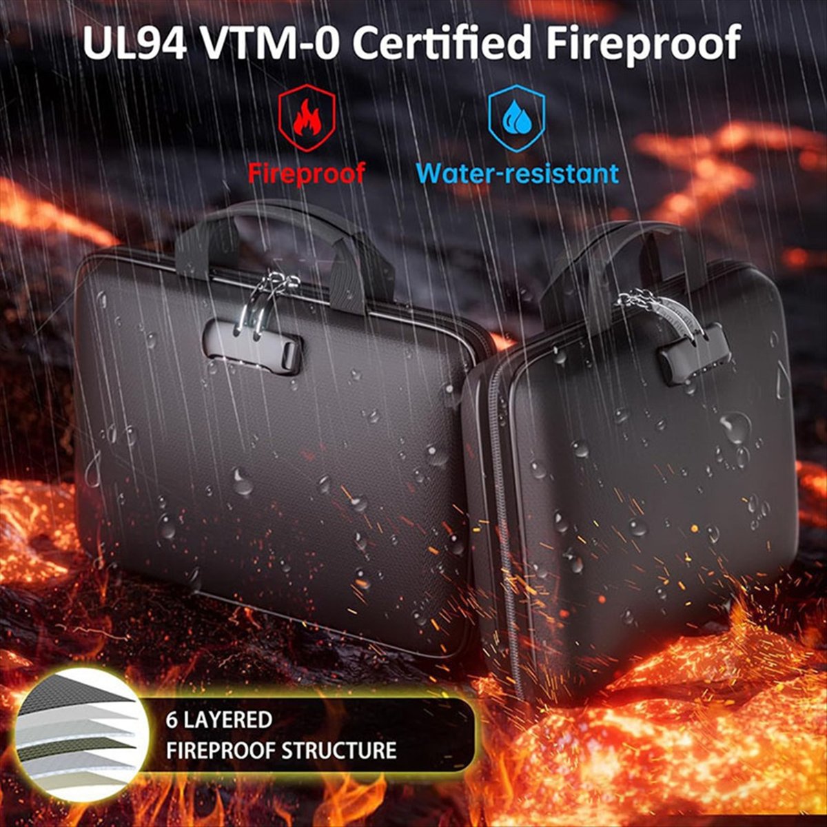 Fireproof Document Organizer B - đánh giá và giá Fire Safe Document